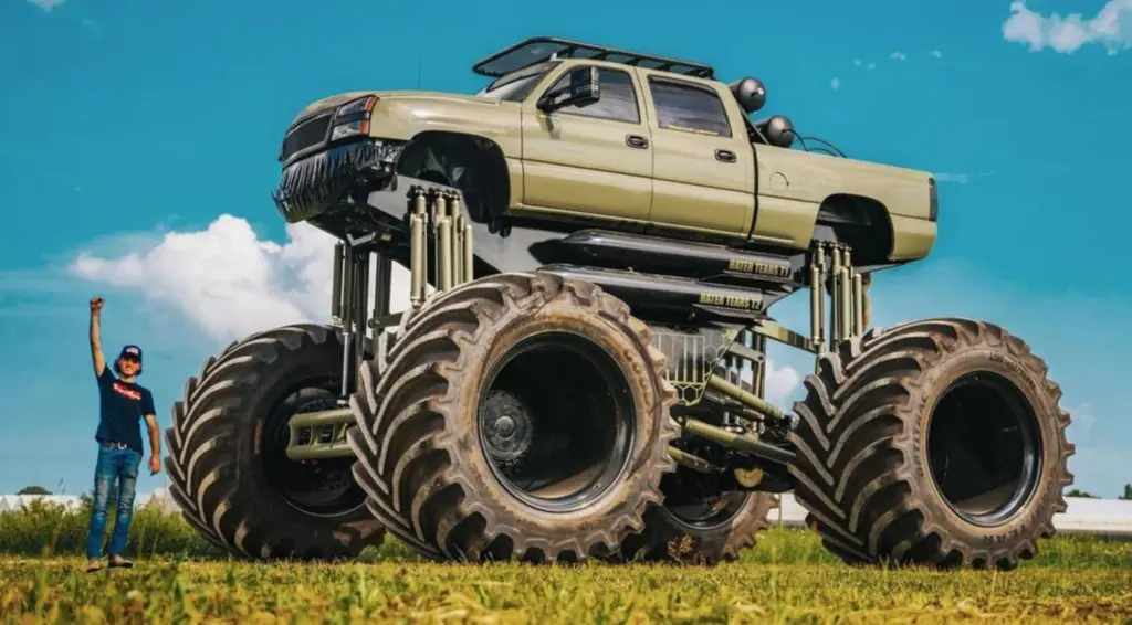 Monster Max 2 filming session showing modern creator-driven truck culture.