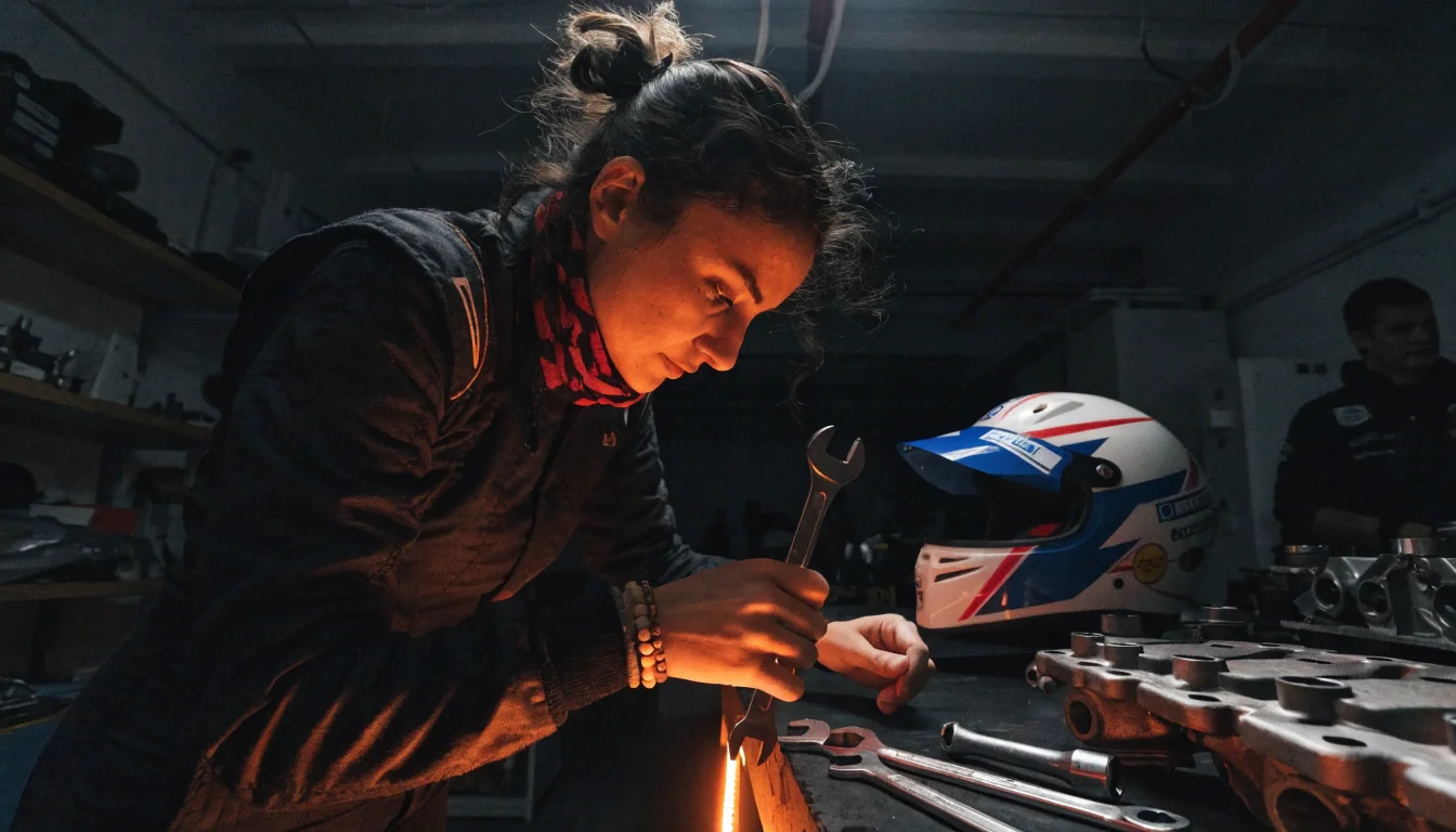 Cynthia Gauthier motorsports background