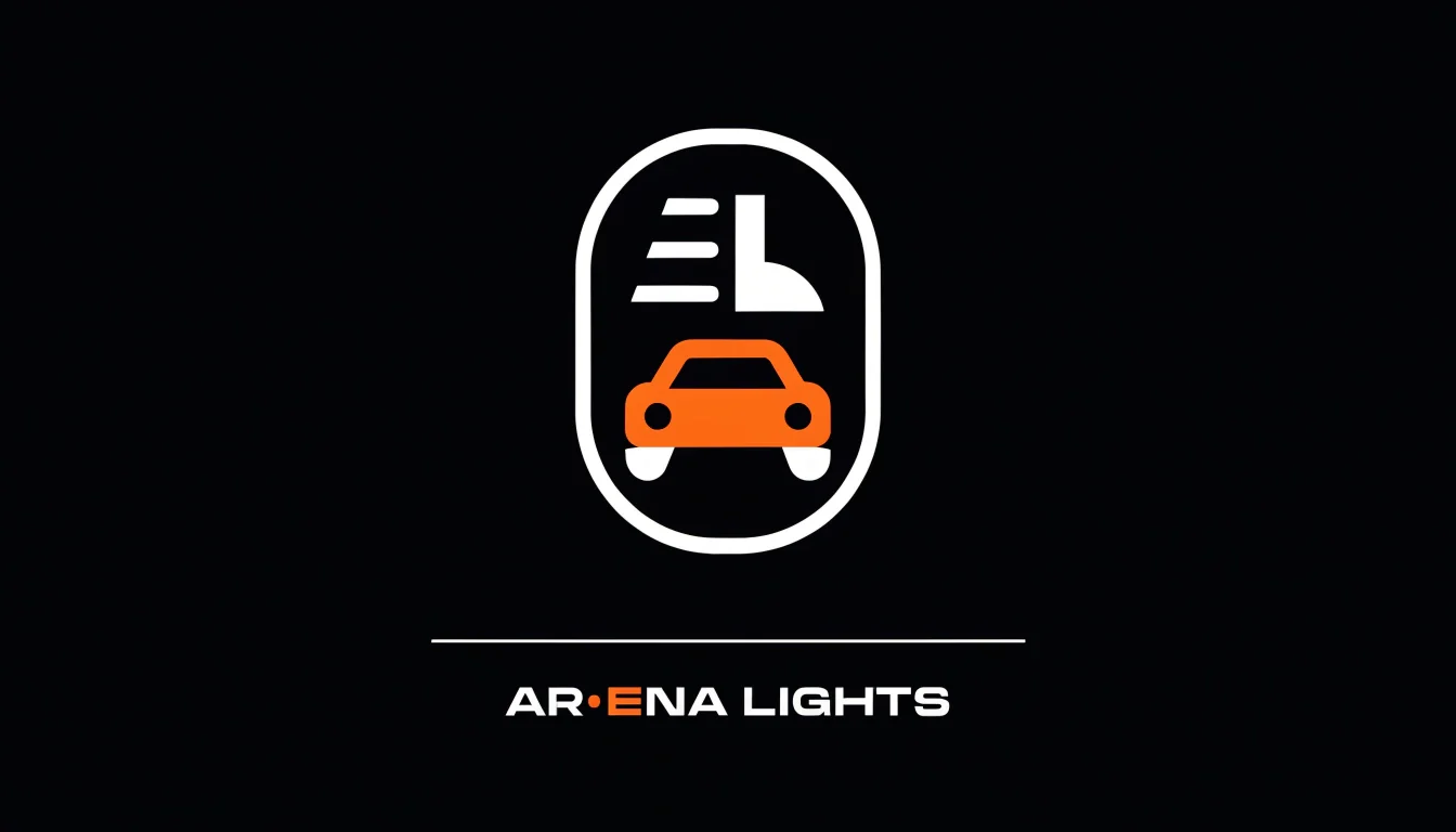 Monster Jam arena lights icon badge