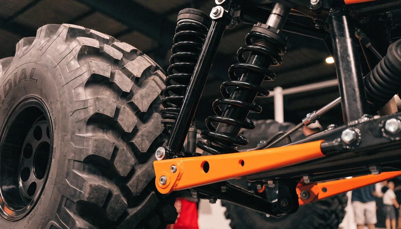 Monster truck mechanics and technology